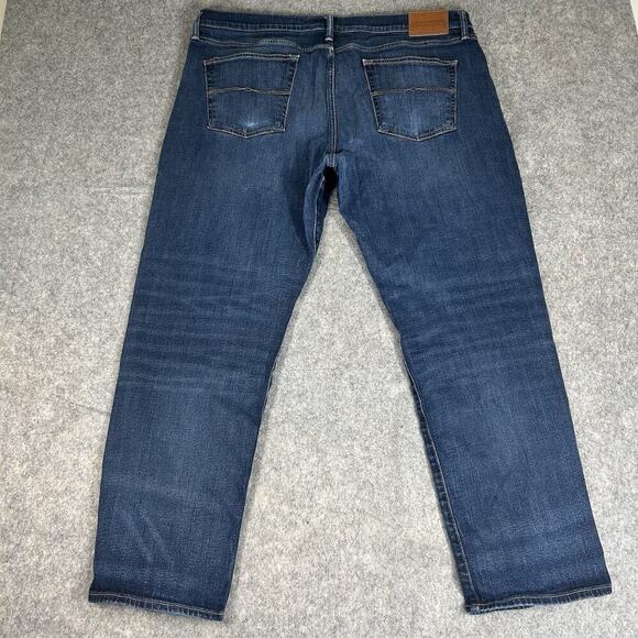 Lucky Brand Jeans Mens 40X30 Medium Wash Blue Denim 363 Vintage Straight Stretch - Picture 7 of 11